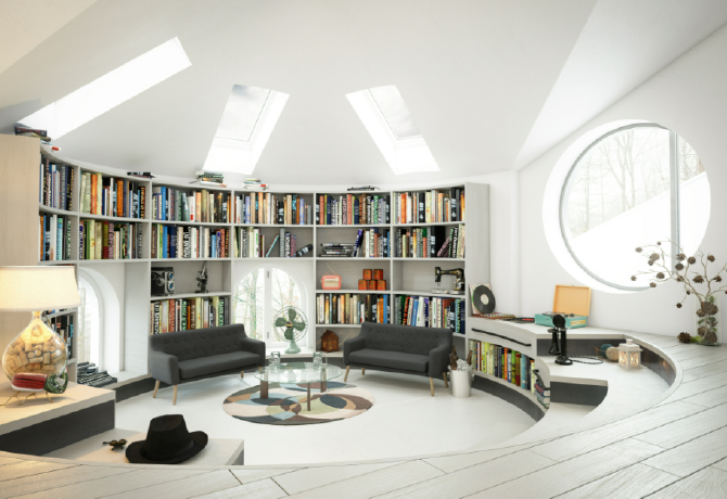 10 dizájn könyvespolc, amik a nappalid ékei lehetnek